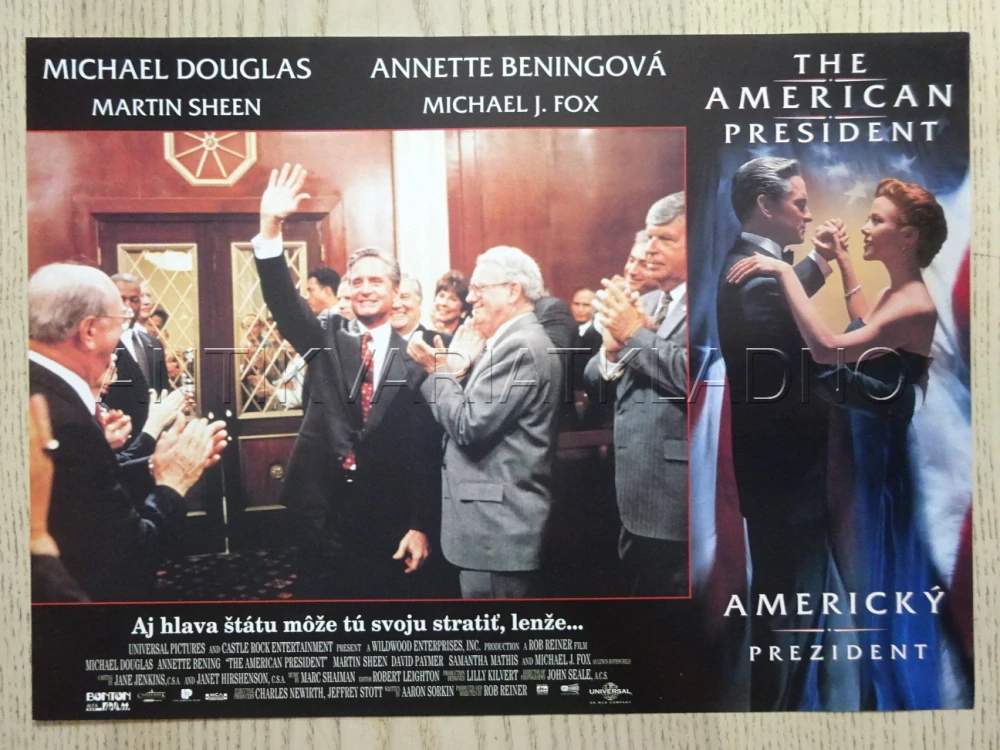 AMERICKÝ PREZIDENT, M. DOUGLAS, FOTOSKA FILM USA 8255