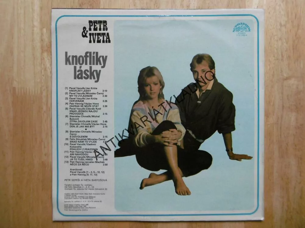 KNOFLÍKY LÁSKY, PETR SEPEŠI A IVETA BARTOŠOVÁ, LP
