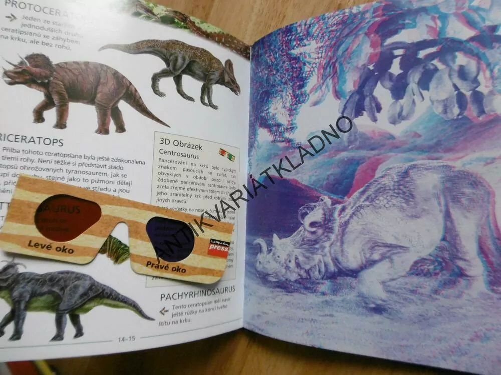 DINOSAUŘI 3D, včetně 3D BRÝLÍ,CHRIS MADSEN, **an