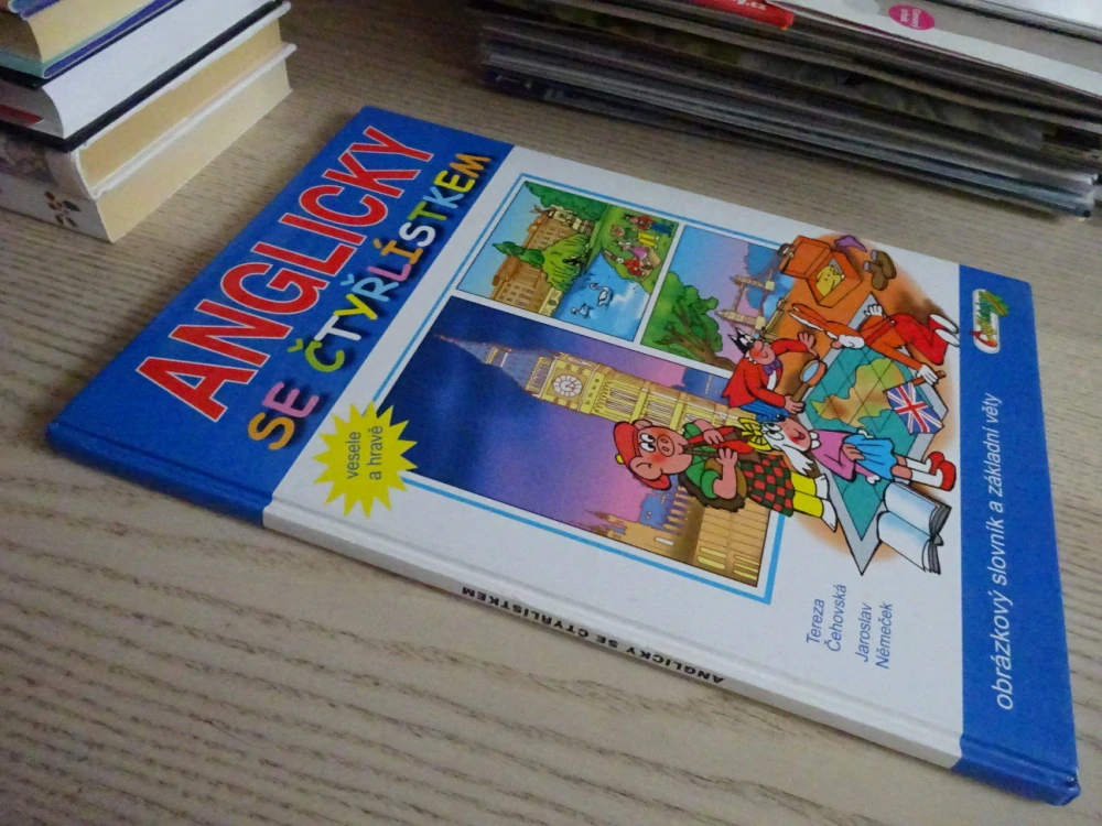 ANGLICKY SE ČTYŘLÍSTKEM, ČTYŘLÍSTEK, JAROSLAV NĚMEČEK, **an