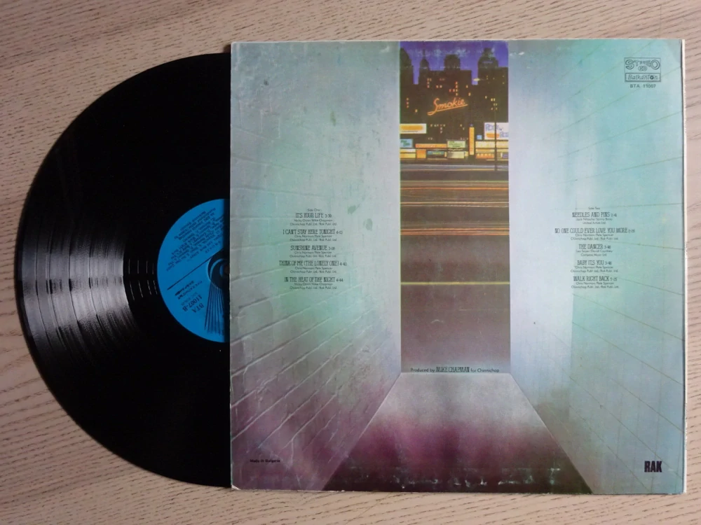 SMOKIE, BRIGHT LIGHTS AND BACK ALLEYS, LP
