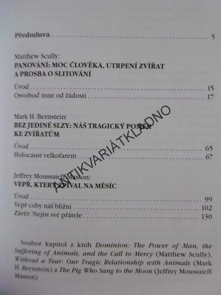 JEJICH JEST KRÁLOVSTVÍ, O ETICKÉM CHOVÁNÍ VŮČI ZVÍŘATŮM A JEJICH OSUDU, JAN ČEJKA