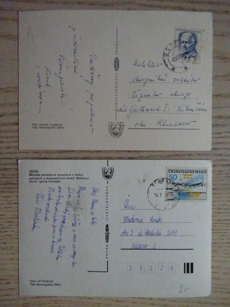 ÚŠTĚK, OKRES LITOMĚŘICE, 2 KUSY