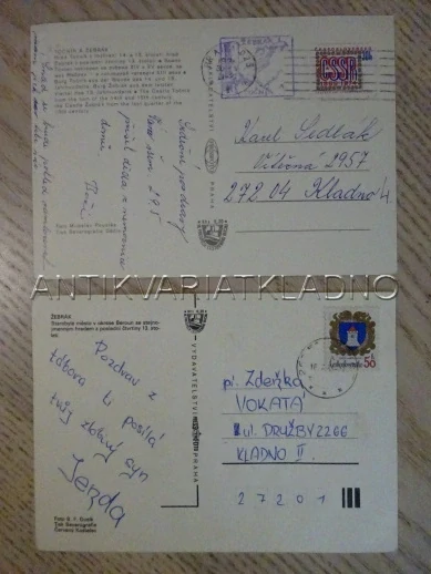 ŽEBRÁK, TOČNÍK, OKRES BEROUN, 2 KUSY