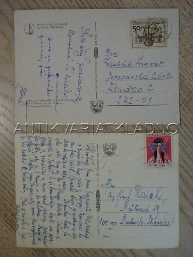 ŽIVOHOŠŤ, SLAPY, SLAPSKÁ PŘEHRADA, OKRES PRAHA-ZÁPAD, 2 KUSY