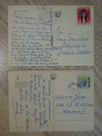 ŽIVOHOŠŤ, SLAPY, SLAPSKÁ PŘEHRADA, OKRES PRAHA-ZÁPAD, 2 KUSY