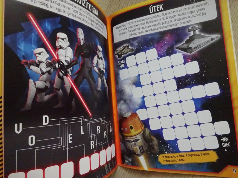 STAR WARS POVSTALCI, SAMOLEPKOVÉ ALBUM, **an