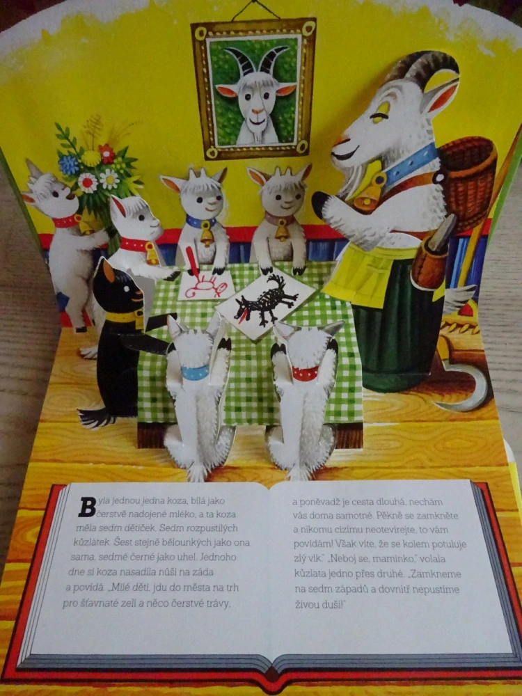 O NEPOSLUŠNÝCH KŮZLÁTKÁCH, VOJTĚCH KUBAŠTA, 2018, PROSTOROVÉ LEPORELO, **an
