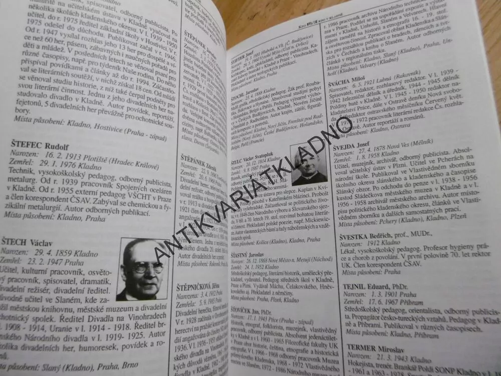KDO JE. KDO BYL V KLADNĚ, KLADNO, 1997