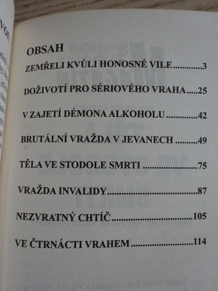 MAGAZÍN SKUTEČNÉ ZLOČINY, TĚLA VE STODOLE SMRTI, **an