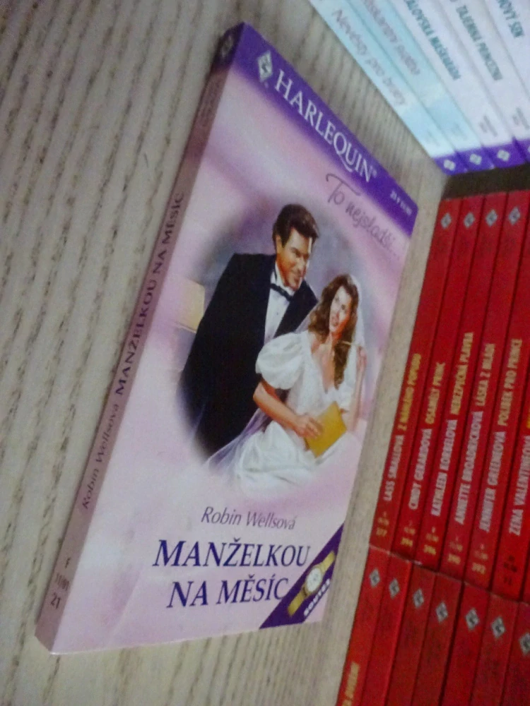 MANŽELKOU NA MĚSÍC, ROBIN WELLSOVÁ, **an