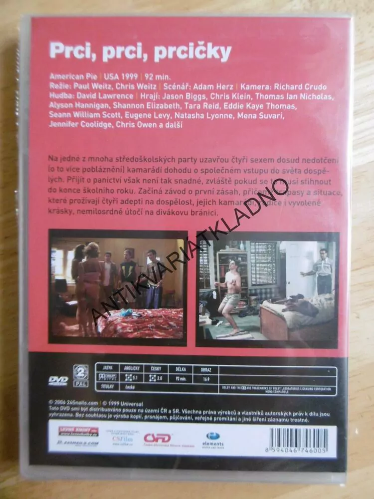 PRCI, PRCI, PRCIČKY, DVD FILM