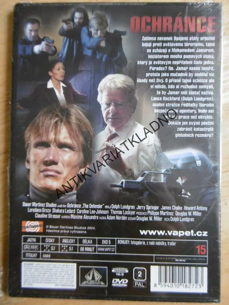 OCHRÁNCE, DVD FILM 