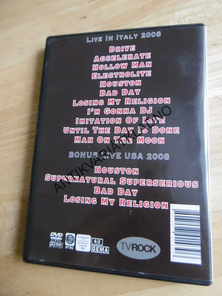 R.E.M, LEGENDS OF ROCK, DVD FILM 