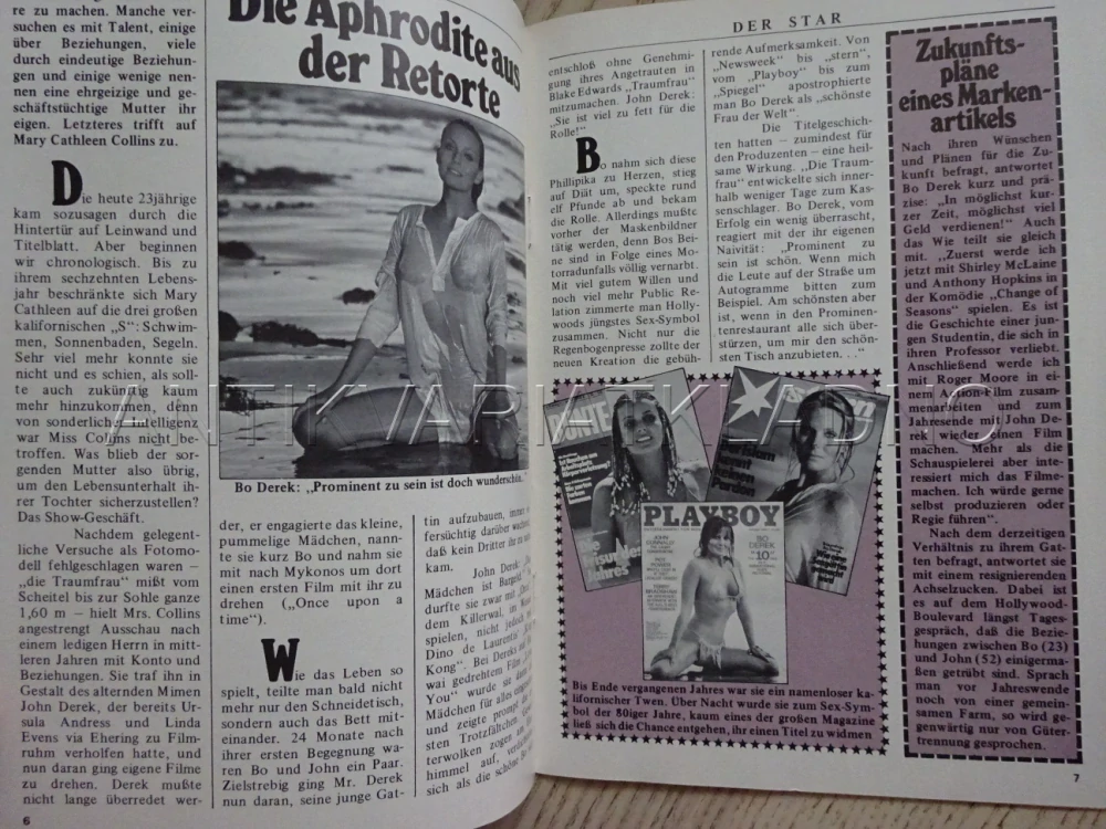 10, FILM USA, BO DEREK, BIO PROGRAM NĚMECKY