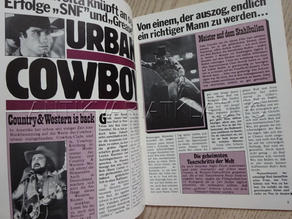 MĚSTSKÝ KOVBOJ, JOHN TRAVOLTA, BIO PROGRAM NĚMECKY