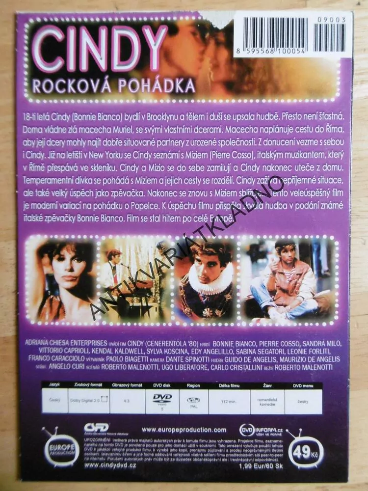 CINDY, DVD FILM