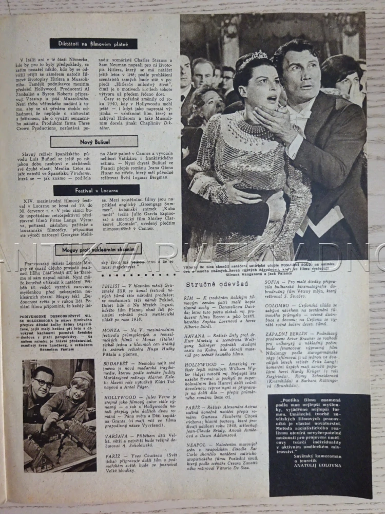 KINO, ROČ. XVI, Č. 14, ČASOPIS, JANA BREJCHOVÁ