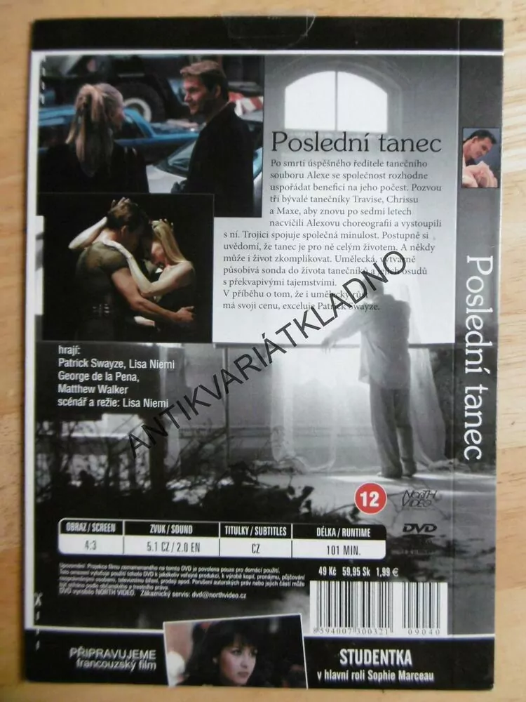POSLEDNÍ TANEC, DVD FILM