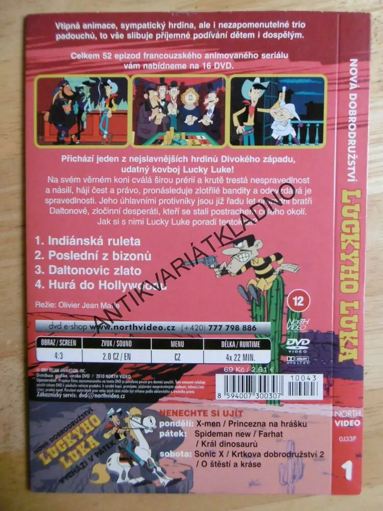 NOVÁ DOBRODRUŽSTVÍ LUCKYHO LUKA 1., DVD FILM
