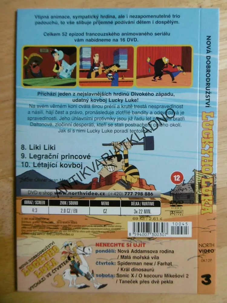 NOVÁ DOBRODRUŽSTVÍ LUCKYHO LUKA 3., DVD FILM