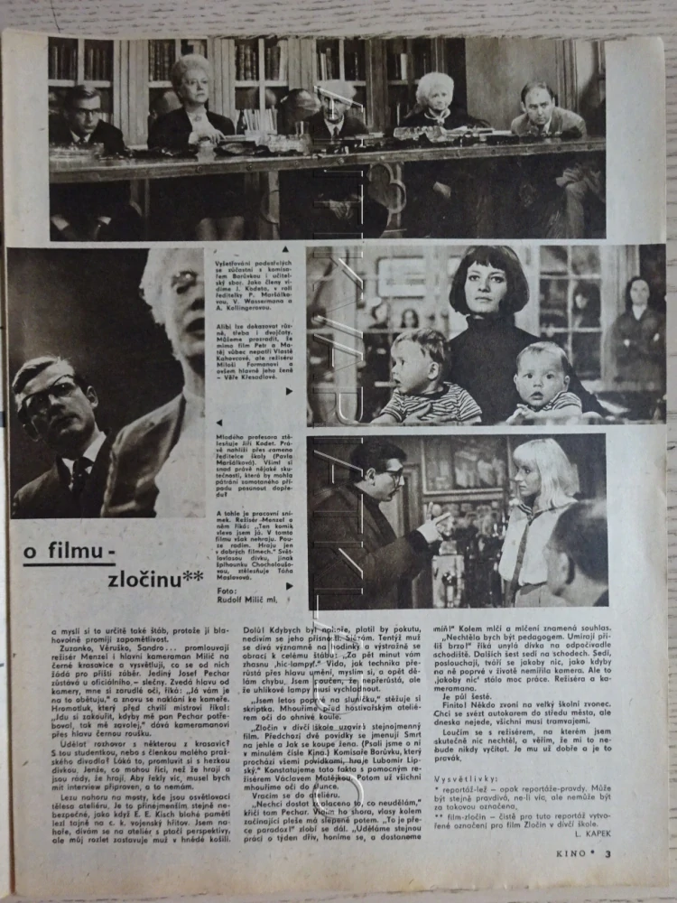 KINO, ROČ. XX, Č. 17, ČASOPIS, MARYLIN MONROE