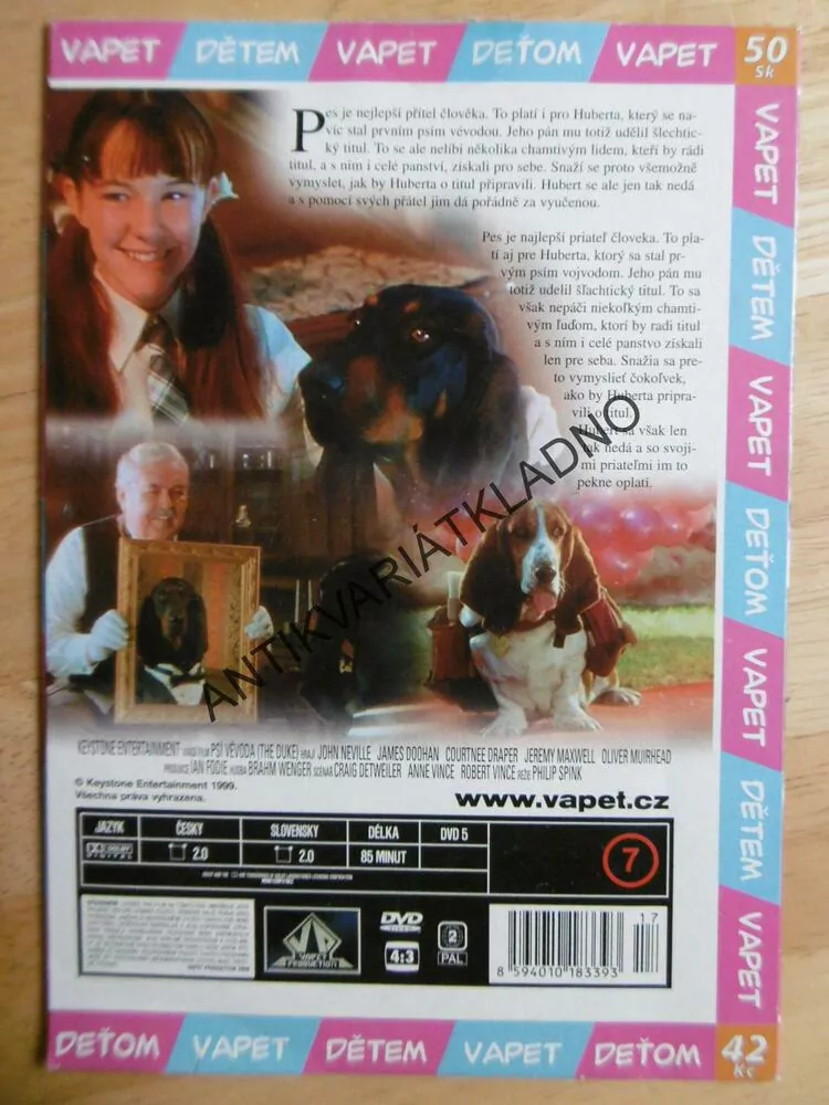 PSÍ VÉVODA, DVD FILM 