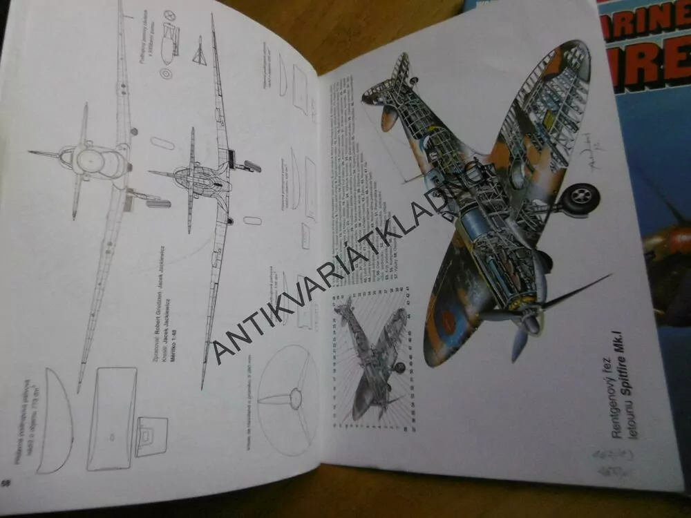 SUPERMARINE SPITFIRE, ALFRED PRICE, MONOGRAFIE 1-2,