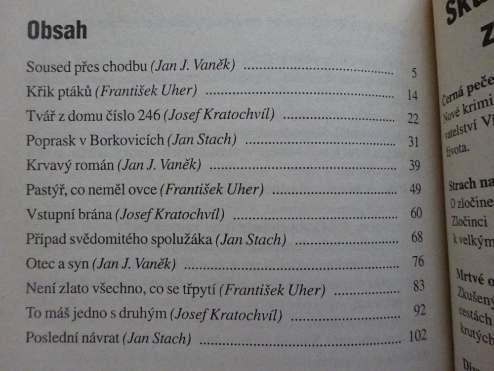 VRAHA JSEM DŮVĚRNĚ ZNAL, **an