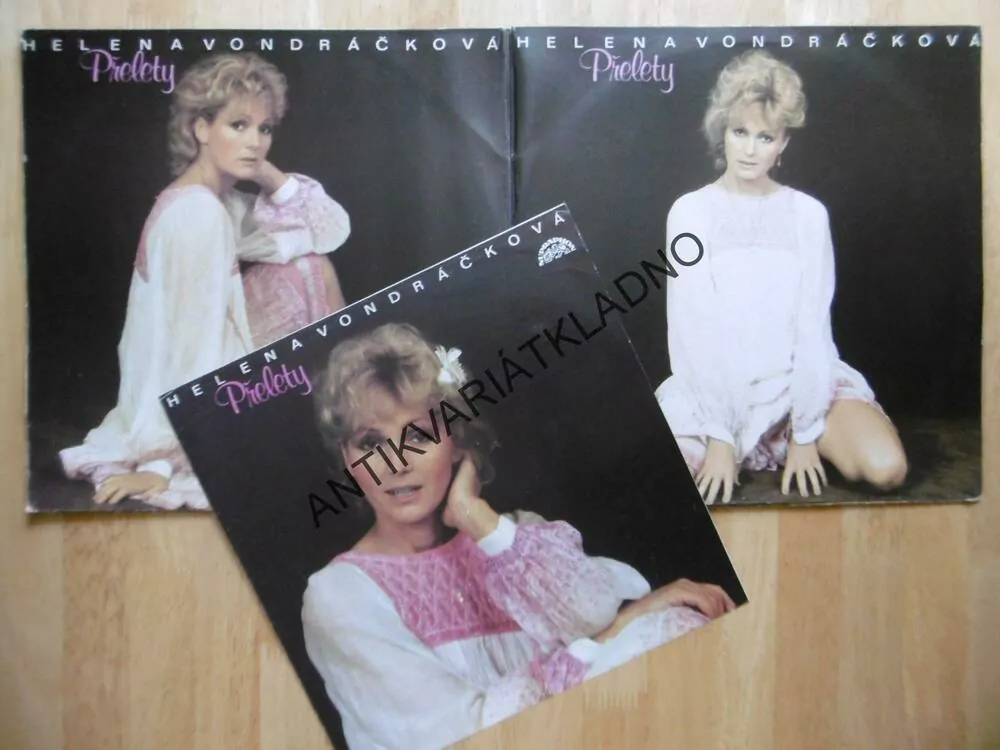 HELENA VONDRÁČKOVÁ, PŘELETY, 2 LP, + plakát