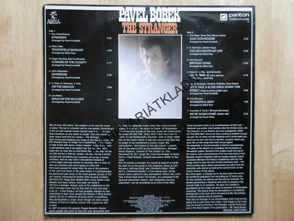 PAVEL BOBEK, THE STRANGER