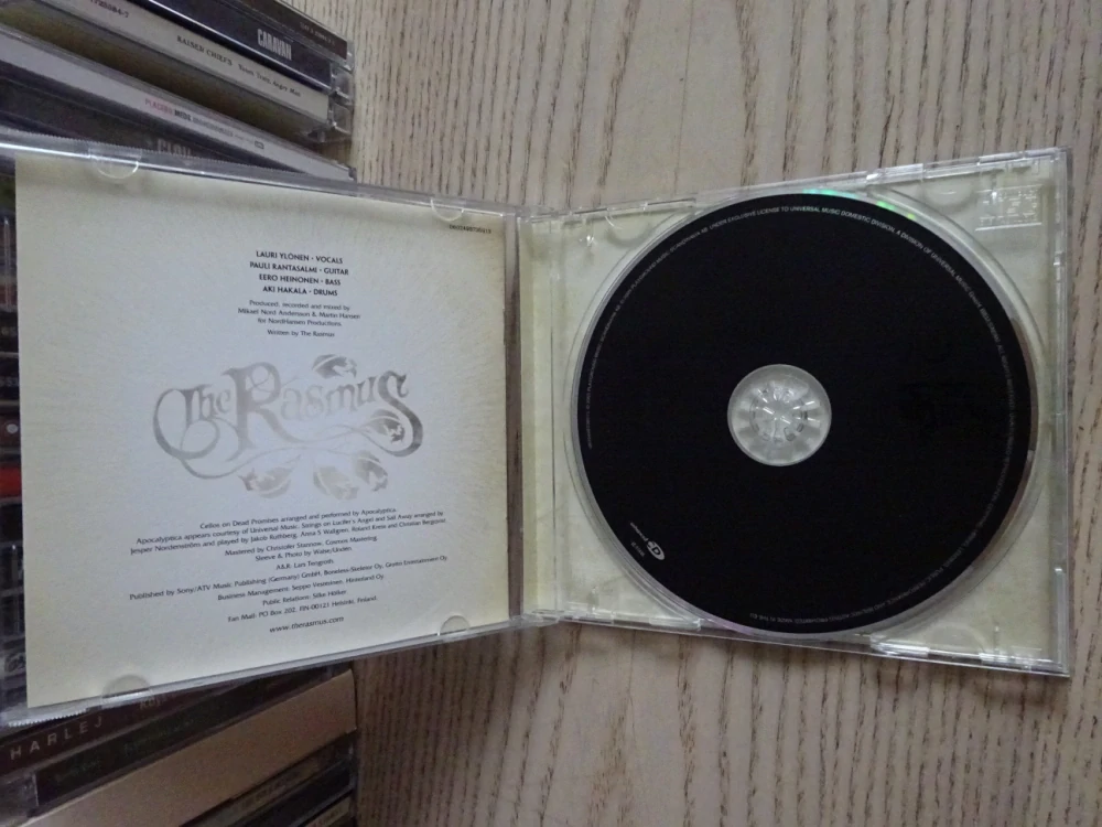 THE RASMUS, HIDE FROM SUN, CD HUDBA