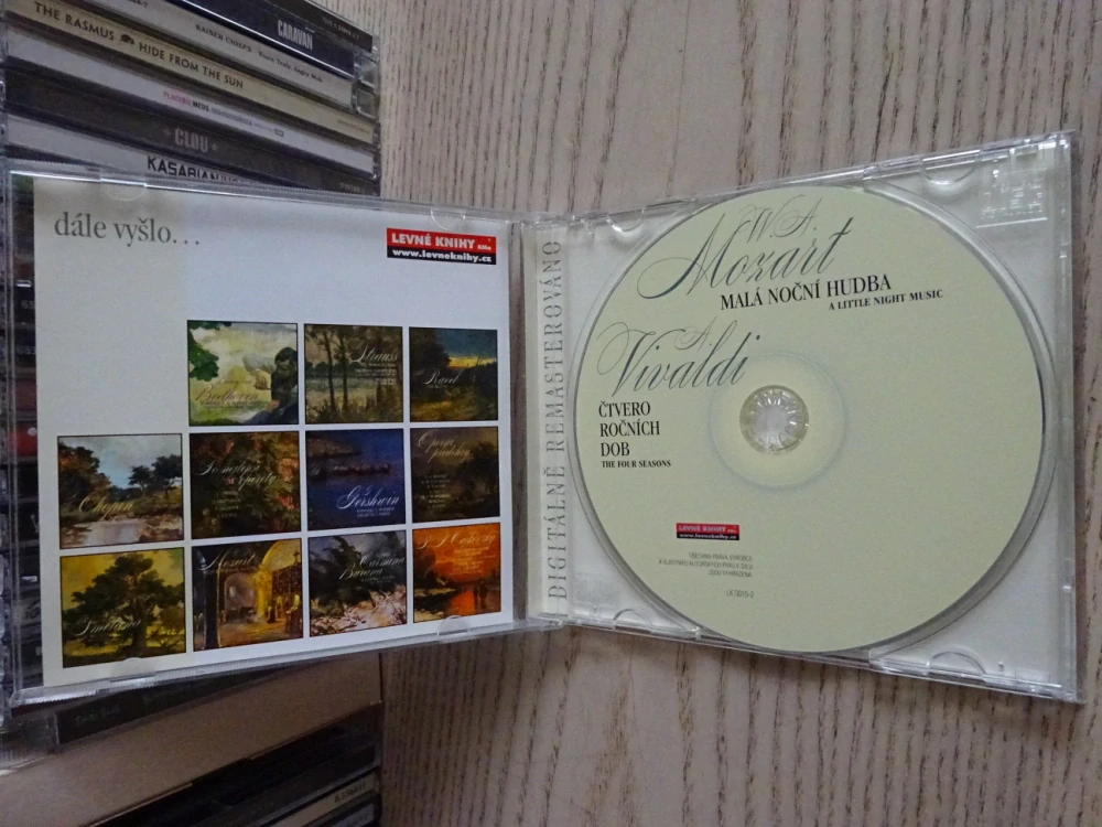 MALÁ NOČNÍ HUDBA, W. A. MOZART, ČTVERO ROČNÍCH OBDOBÍ, A. VIVALDI, CD HUDBA