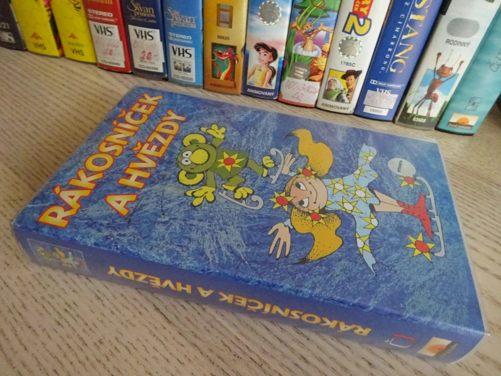 RÁKOSNÍČEK A HVĚZDY, VHS VIDEOKAZETA