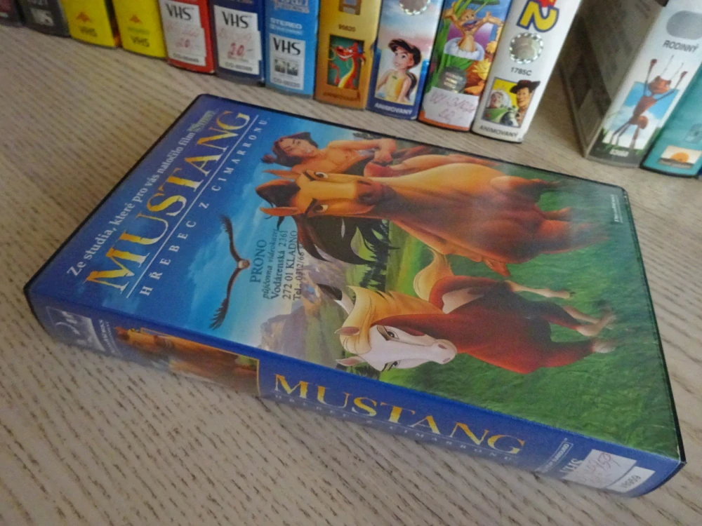 MUSTANG, HŘEBEC Z CIMARRONU, VHS VIDEOKAZETA