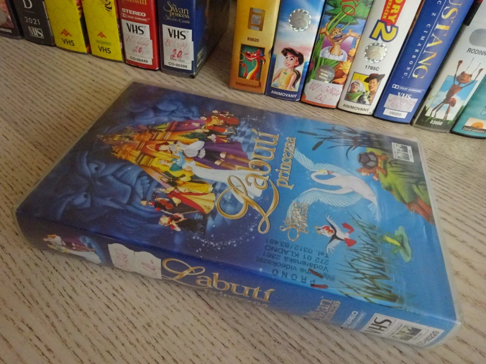 LABUTÍ PRINCEZNA, VHS VIDEOKAZETA