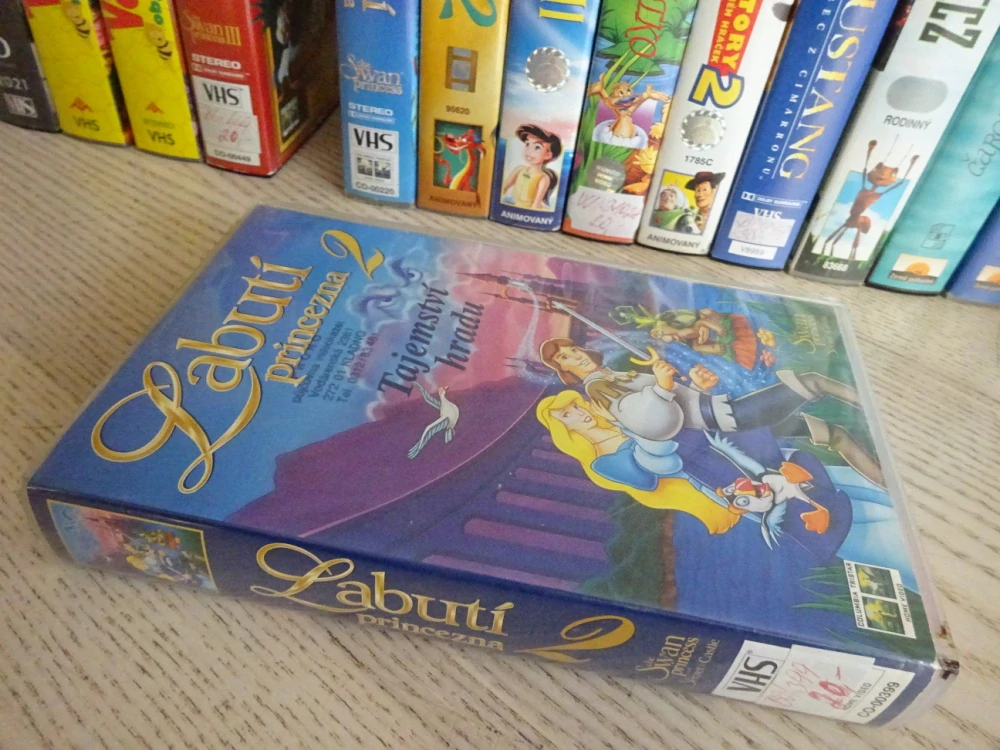 LABUTÍ PRINCEZNA 2: TAJEMSTVÍ HRADU, VHS VIDEOKAZETA