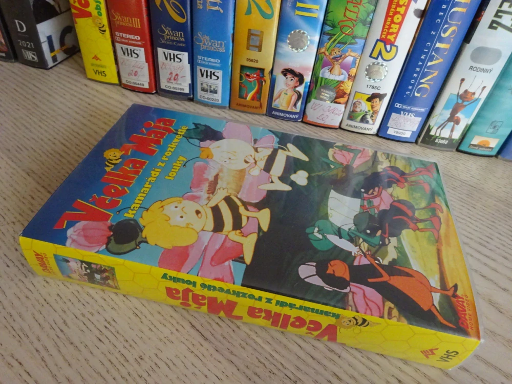VČELKA MÁJA, VHS VIDEOKAZETA