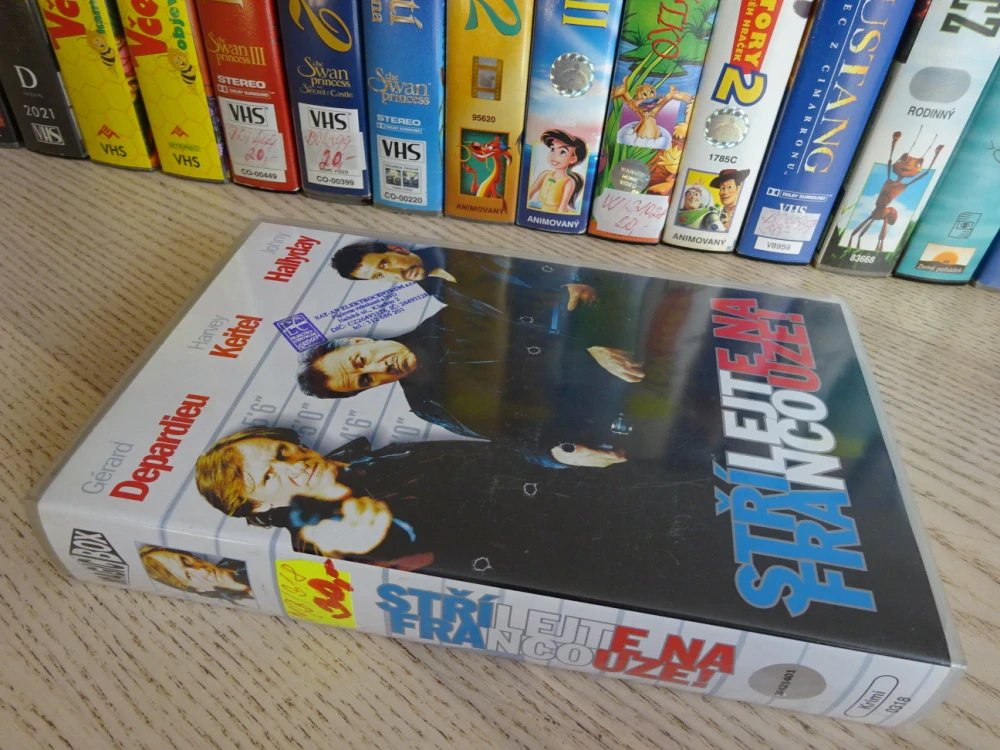 STŘÍLEJTE NA FRANCOUZE, VHS VIDEOKAZETA