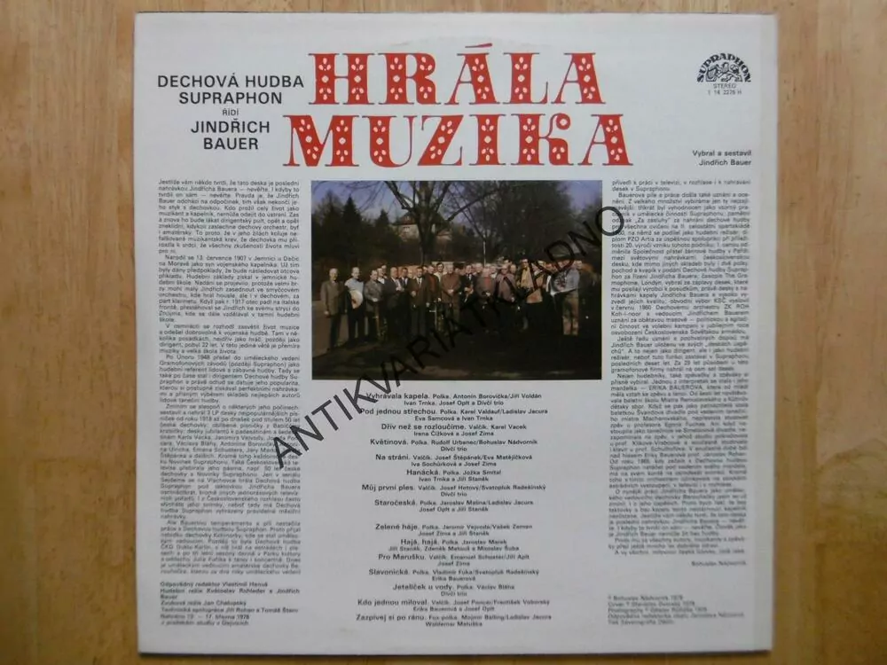 HRÁLA MUZIKA, DECHOVÁ HUDBA, BAUER