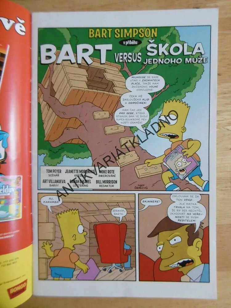 SIMPSONOVI, BART SIMPSON, KOMIKS, 7/2015