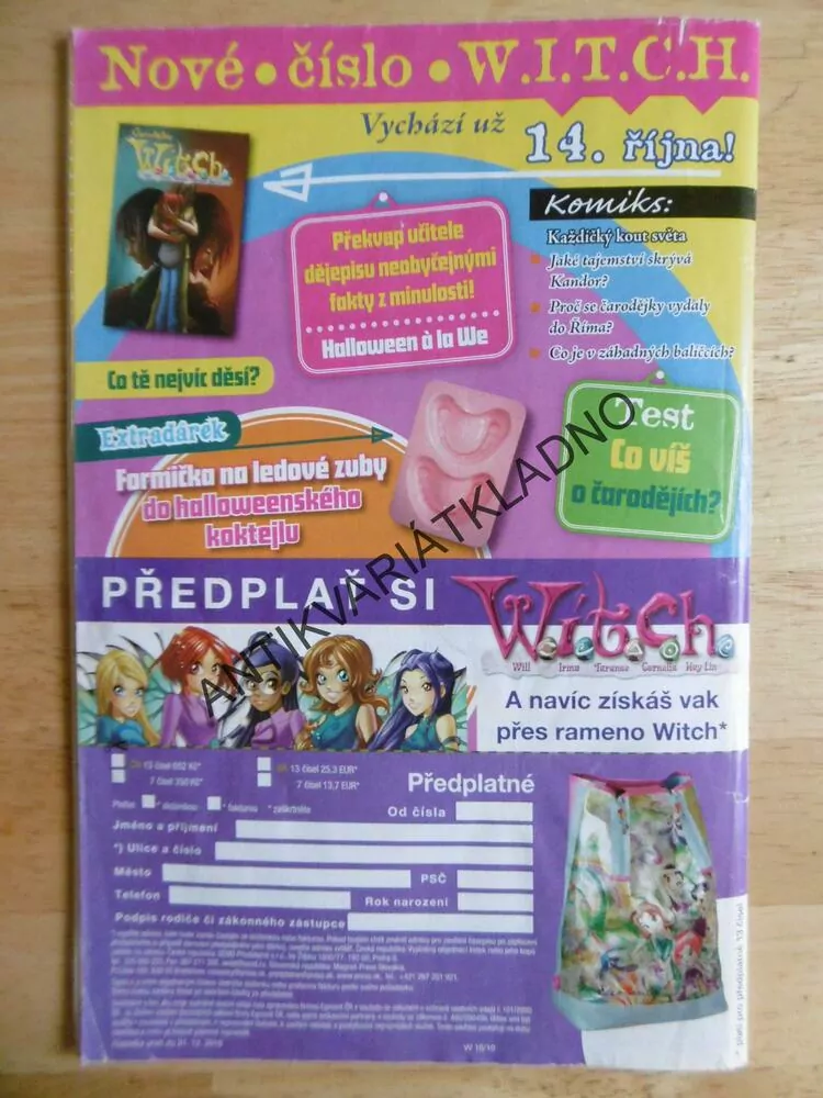 ČARODĚJKY WITCH, 10/10, komiks