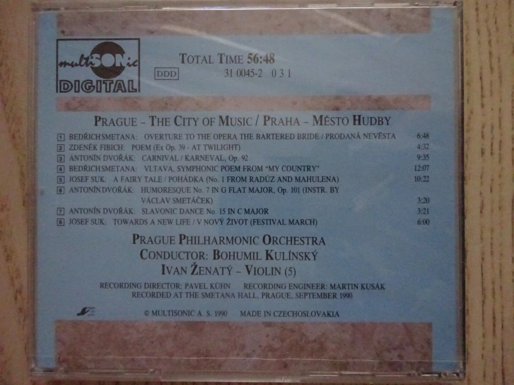 PRAGUE - THE CITY OF MUSIC, CD HUDBA