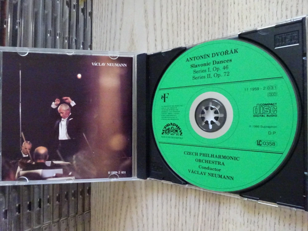 ANTONÍN DVOŘÁK, SLAVONIC DANCES, CD HUDBA