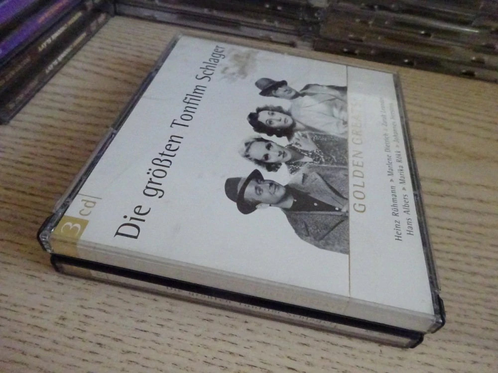 NEJVĚTŠÍ FILMOVÉ HITY, NĚMECKY, 3X CD HUDBA
