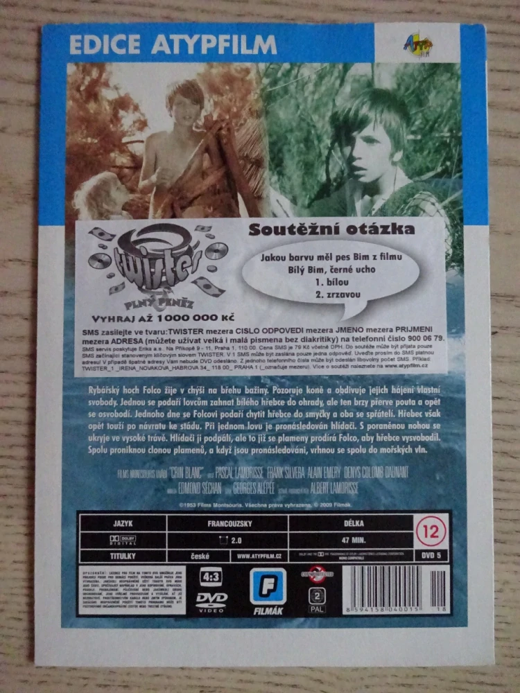 BÍLÁ HŘÍVA, DVD FILM