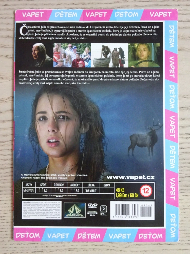 TAJEMNÁ CESTA ZA POKLADEM, DVD FILM
