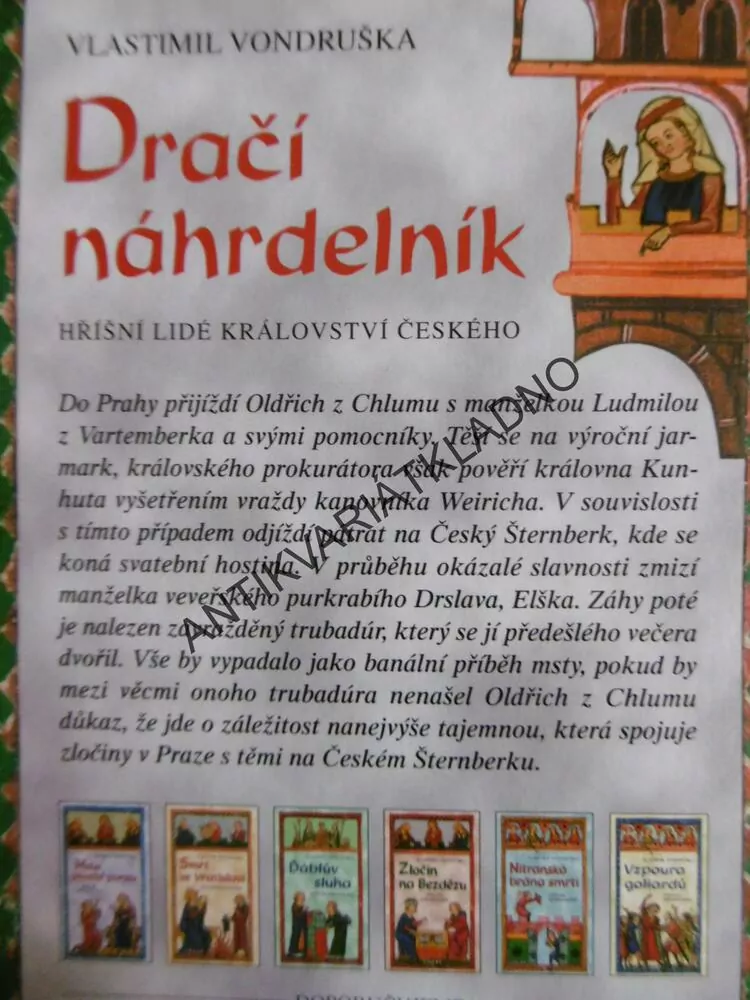 DRAČÍ NÁHRDELNÍK, VLASTIMIL VONDRUŠKA, **an
