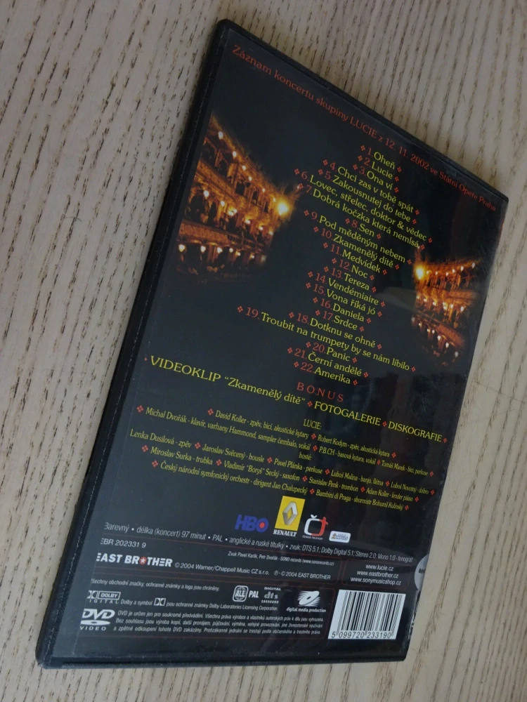LUCIE V OPEŘE, DVD HUDBA