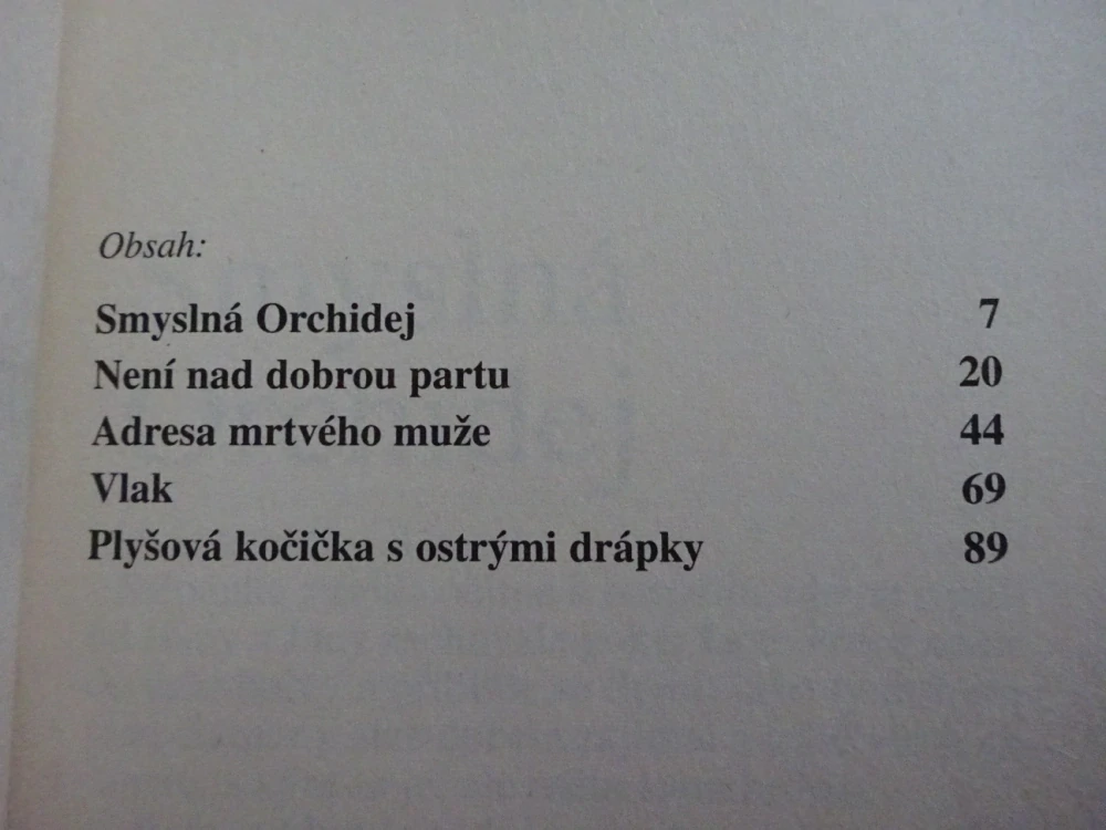 STALO SE!, 5X KRIMI, SMYSLNÁ ORCHIDEJ, CYRIL VITBERK, **an